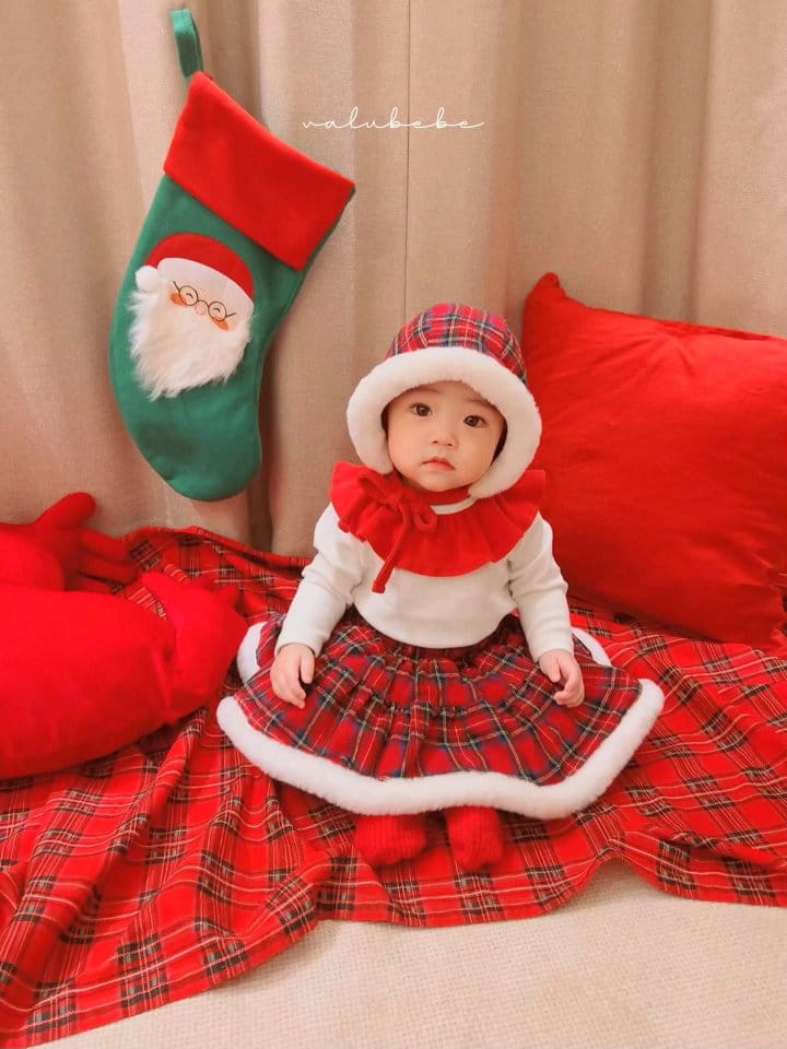 Valu Bebe - Korean Baby Fashion - #babyootd - Christmas Frill Tee - 5