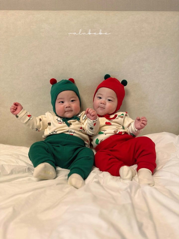 Valu Bebe - Korean Baby Fashion - #babyoutfit - Santa Friend Set - 4