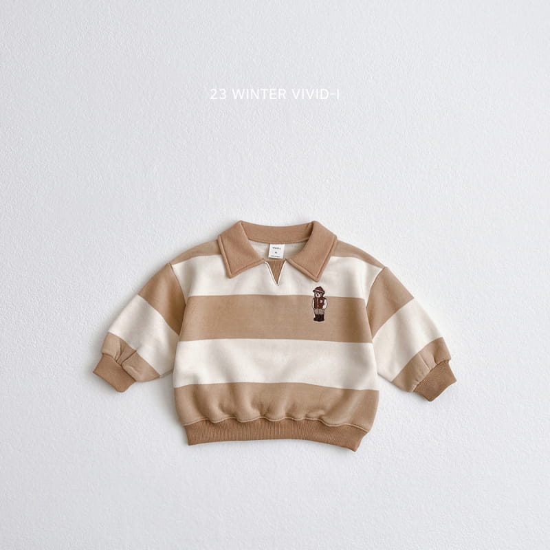 Vivid I - Korean Children Fashion - #Kfashion4kids - St Collar Sweatshirt - 3