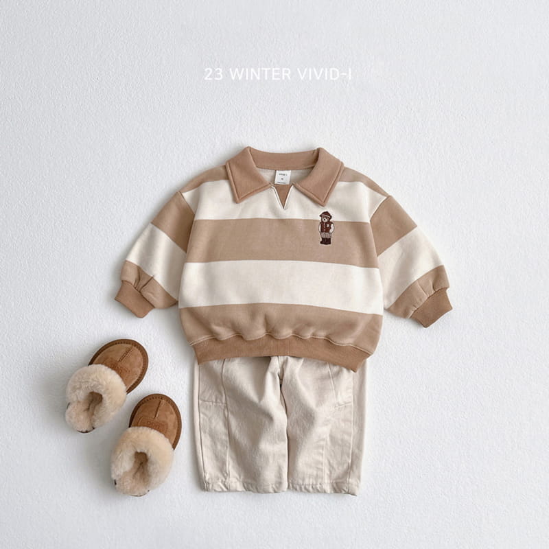 Vivid I - Korean Children Fashion - #childrensboutique - St Collar Sweatshirt - 10