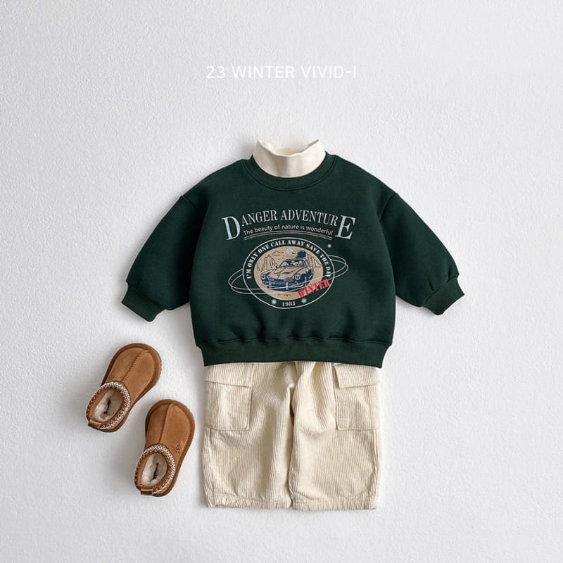 Vivid I - Korean Children Fashion - #fashionkids - Vintage Car Sweatshirt - 5