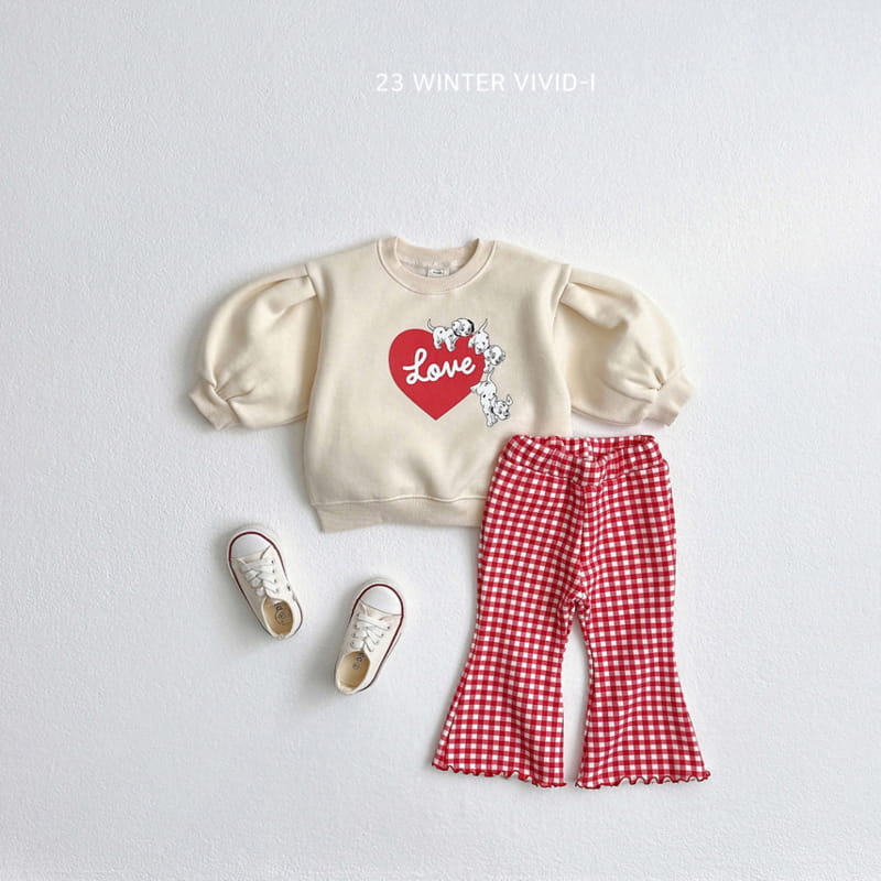 Vivid I - Korean Children Fashion - #kidsstore - Fleece Pattern Pants - 5