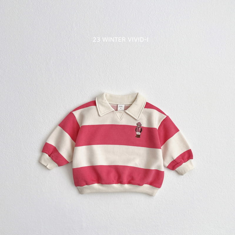 Vivid I - Korean Children Fashion - #kidzfashiontrend - St Collar Sweatshirt - 2