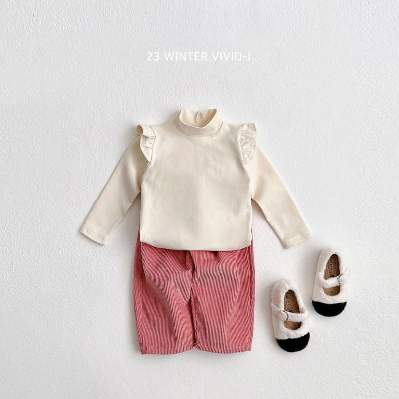 Vivid I - Korean Children Fashion - #littlefashionista - Half Turtleneck Tee - 6