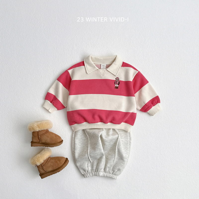 Vivid I - Korean Children Fashion - #Kfashion4kids - St Collar Sweatshirt - 4