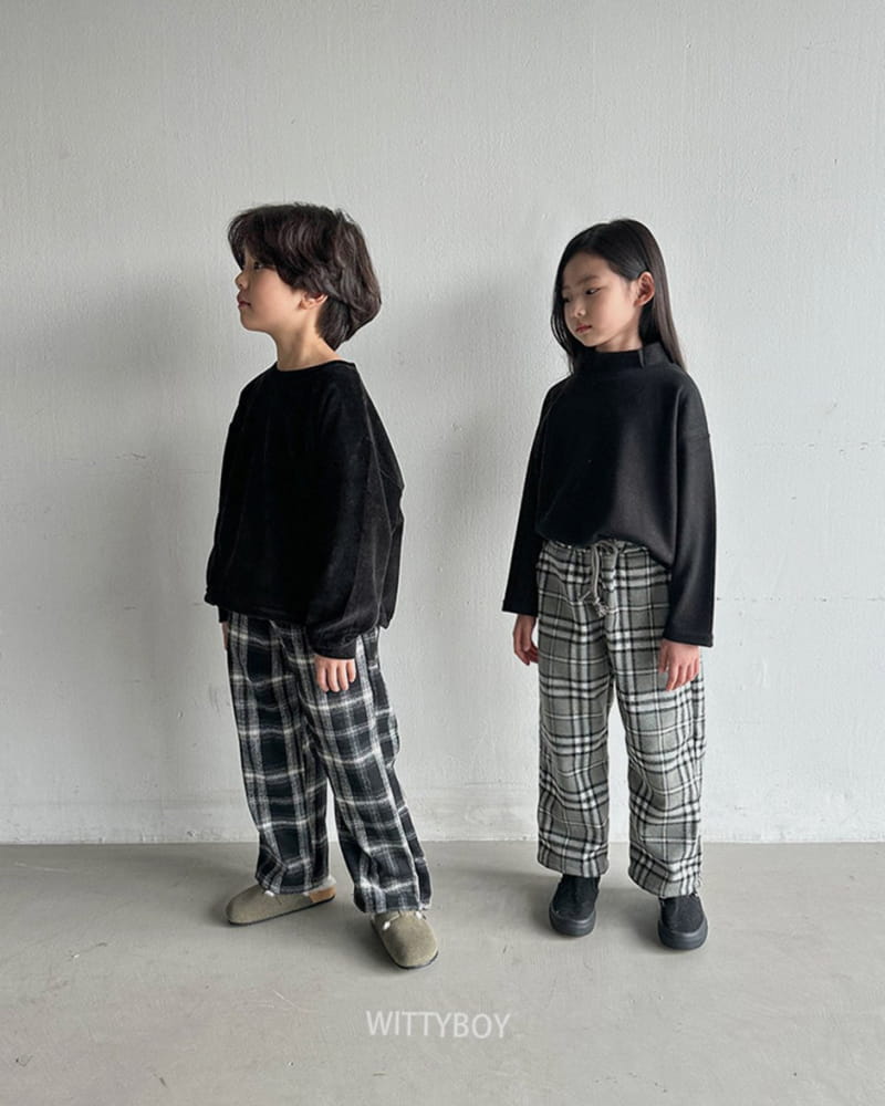 Witty Boy - Korean Children Fashion - #Kfashion4kids - Andy Check Pants - 6