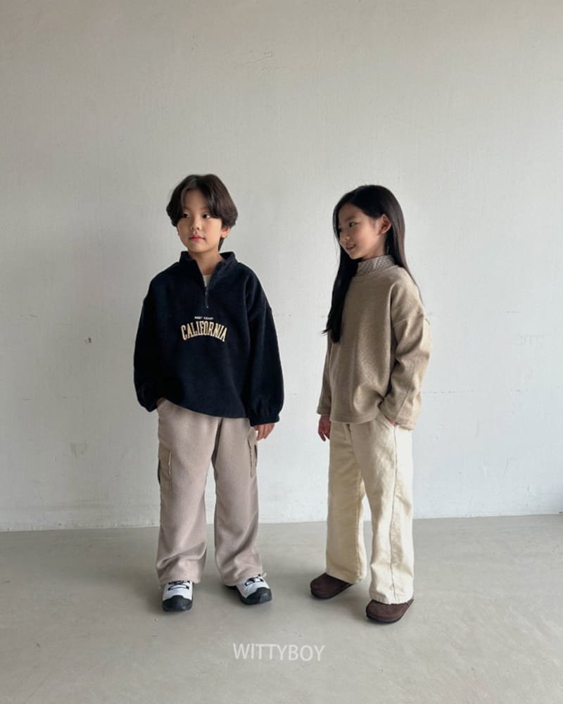 Witty Boy - Korean Children Fashion - #kidzfashiontrend - Creamy Corduroy Pants - 4