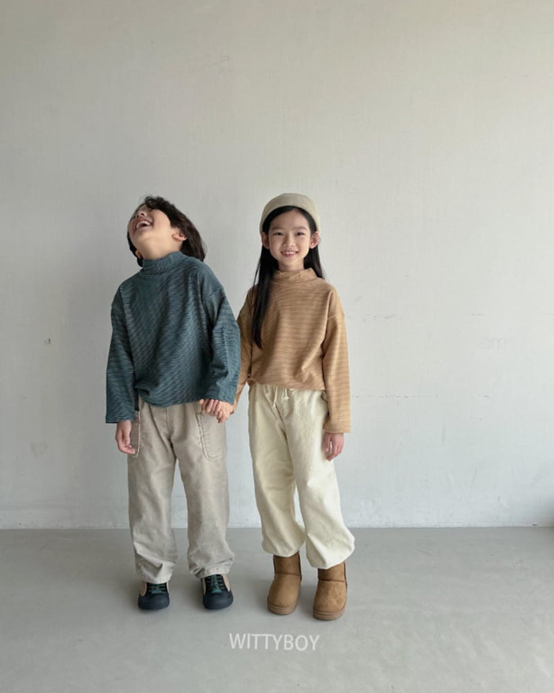 Witty Boy - Korean Children Fashion - #kidzfashiontrend - Momo Corduroy Pants - 2