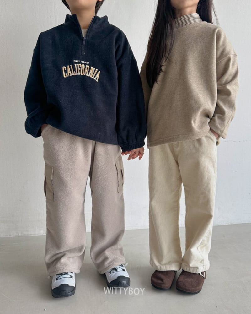 Witty Boy - Korean Children Fashion - #kidzfashiontrend - Creamy Corduroy Pants - 3
