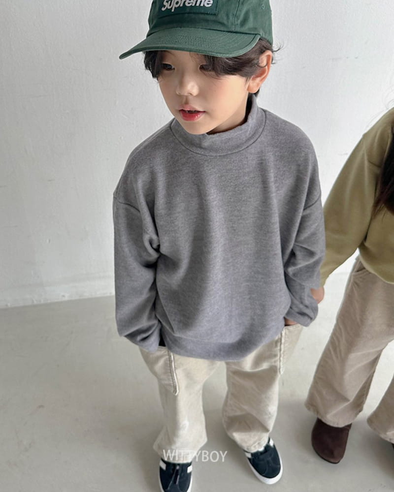 Witty Boy - Korean Children Fashion - #magicofchildhood - Wendy Half Turtleneck Tee - 7