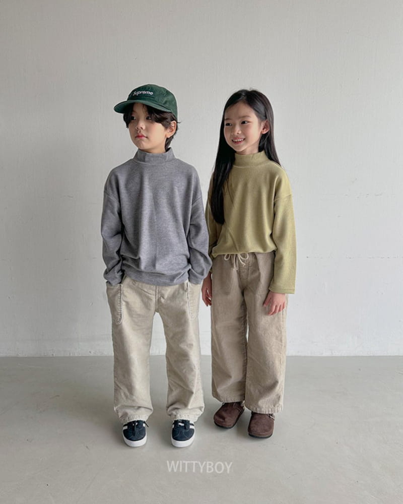 Witty Boy - Korean Children Fashion - #magicofchildhood - Creamy Corduroy Pants - 6