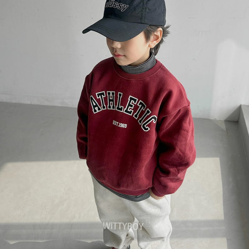 Witty Boy - Korean Children Fashion - #minifashionista - Sporty Sweatshirt