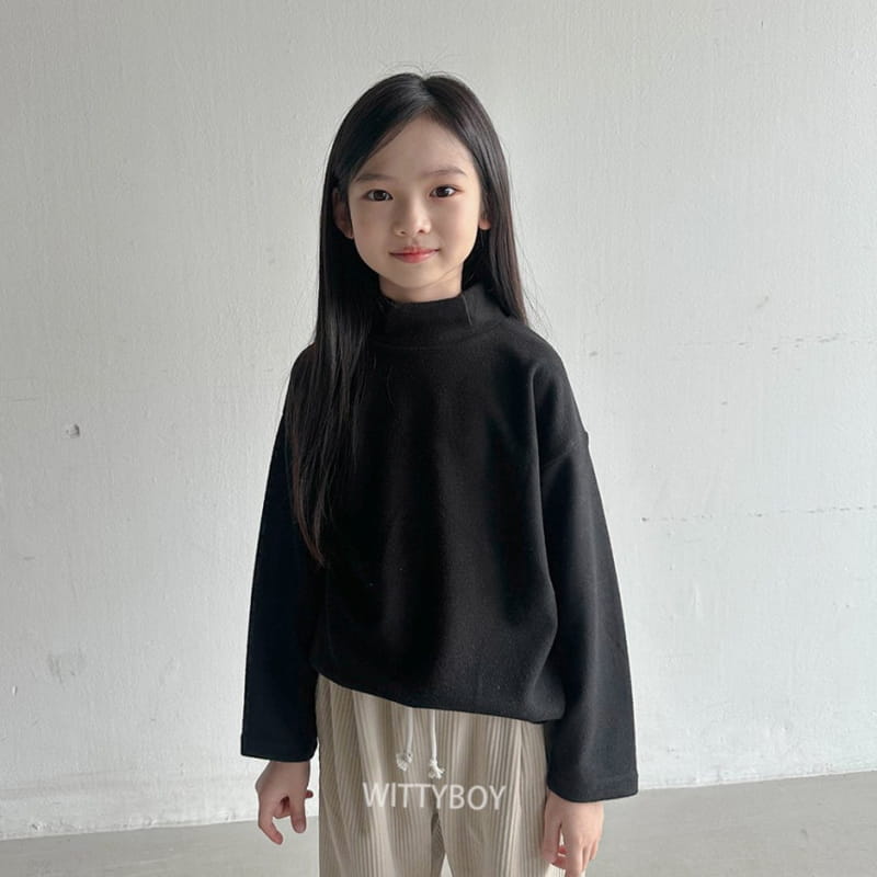 Witty Boy - Korean Children Fashion - #prettylittlegirls - Wendy Half Turtleneck Tee - 9