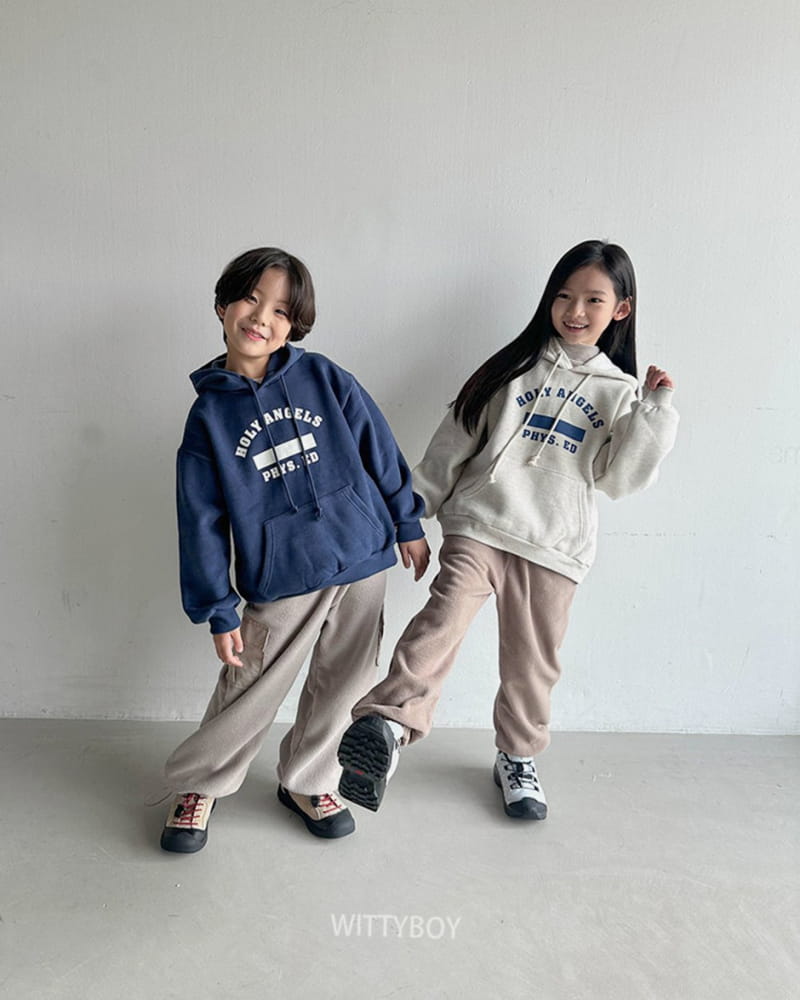 Witty Boy - Korean Children Fashion - #prettylittlegirls - Angel Hoody Tee - 6