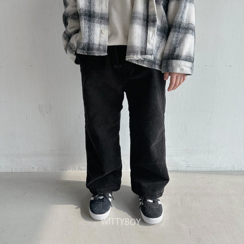 Witty Boy - Korean Children Fashion - #todddlerfashion - Creamy Corduroy Pants - 9