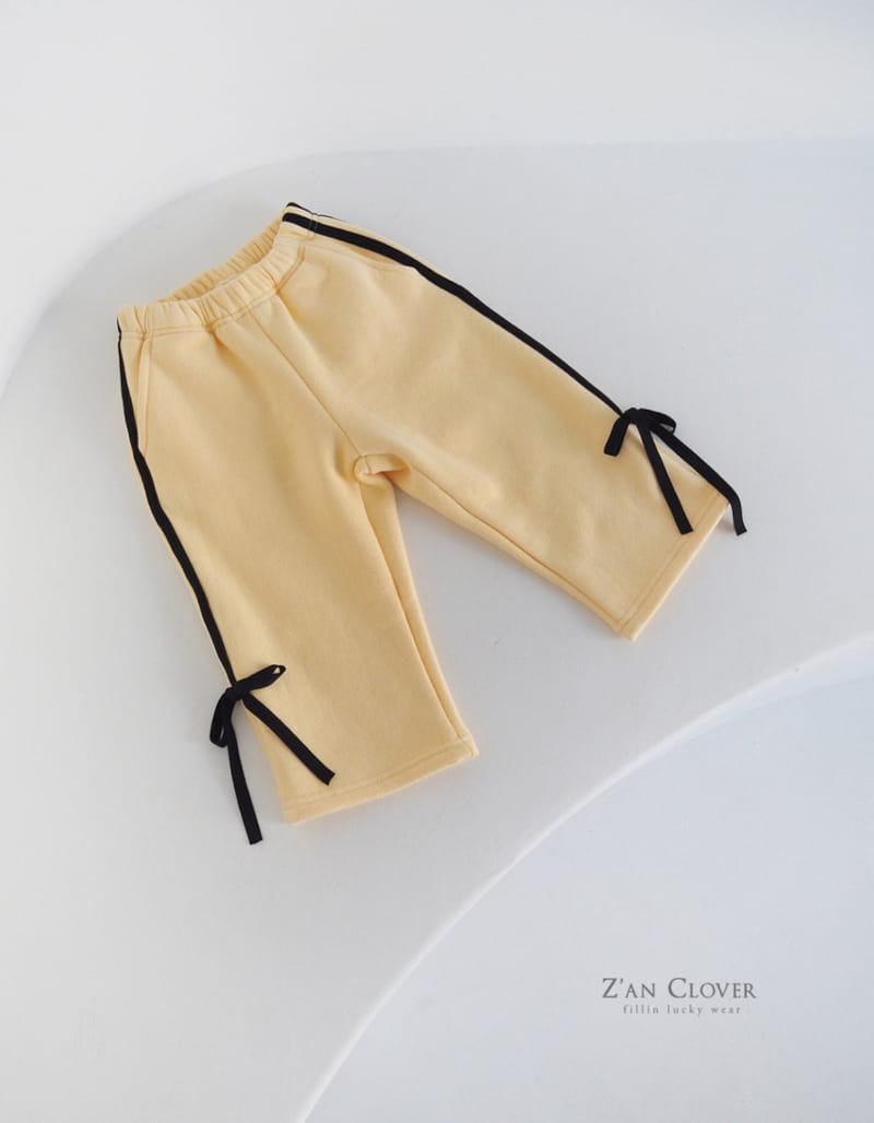 Zan Clover - Korean Children Fashion - #childrensboutique - Ribbon Pants - 2