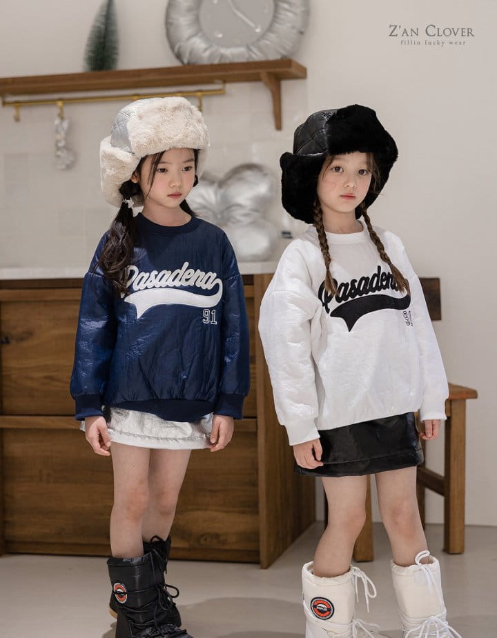 Zan Clover - Korean Children Fashion - #childrensboutique - Padding Sweatshirt - 5