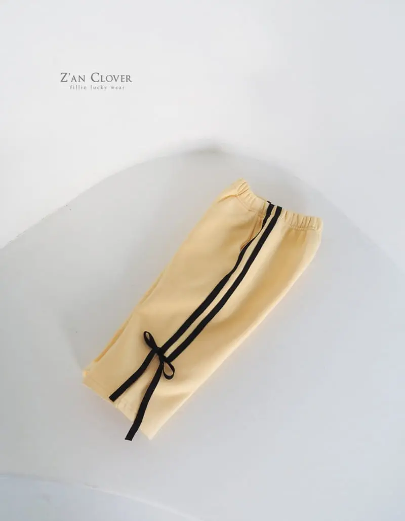 Zan Clover - Korean Children Fashion - #designkidswear - Ribbon Pants - 3