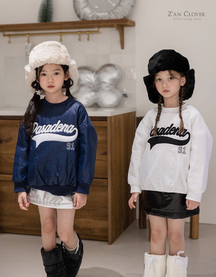 Zan Clover - Korean Children Fashion - #designkidswear - Padding Sweatshirt - 6