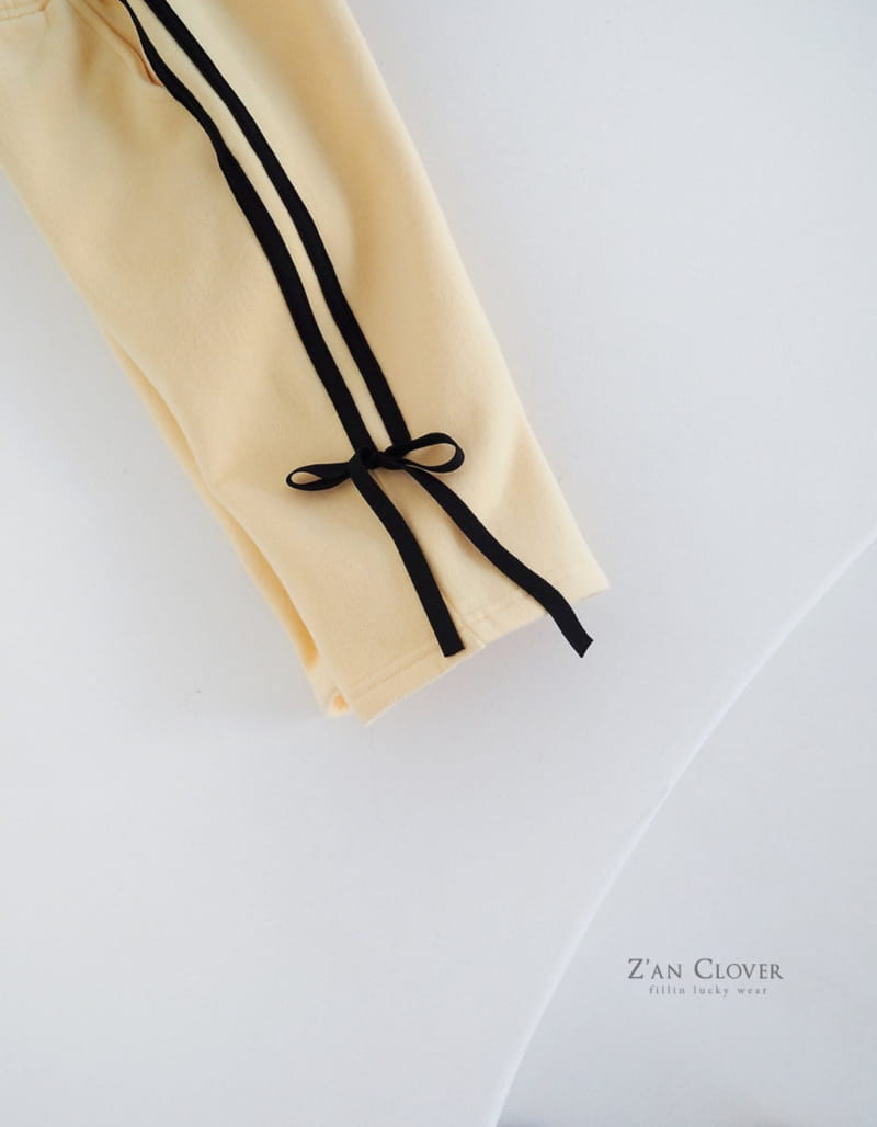 Zan Clover - Korean Children Fashion - #designkidswear - Ribbon Pants - 4