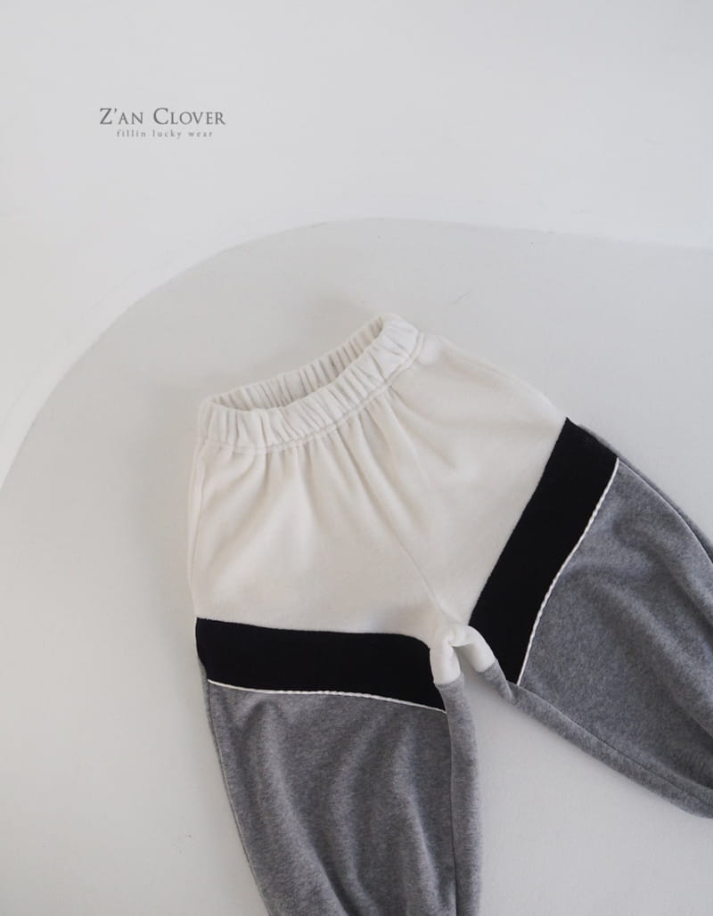 Zan Clover - Korean Children Fashion - #discoveringself - Color Veloure Pants - 2