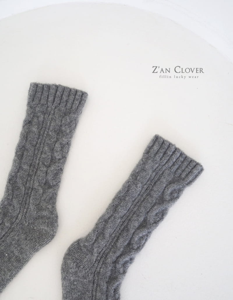 Zan Clover - Korean Children Fashion - #kidsstore - Twist Socks - 5