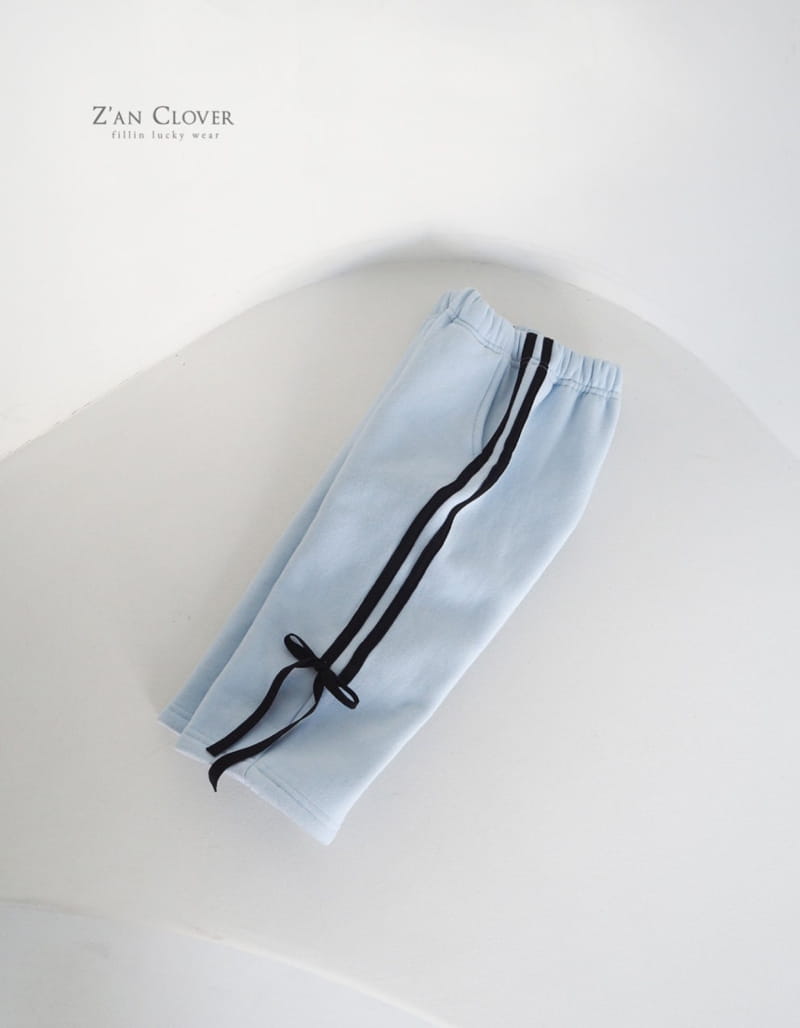 Zan Clover - Korean Children Fashion - #kidsstore - Ribbon Pants - 7