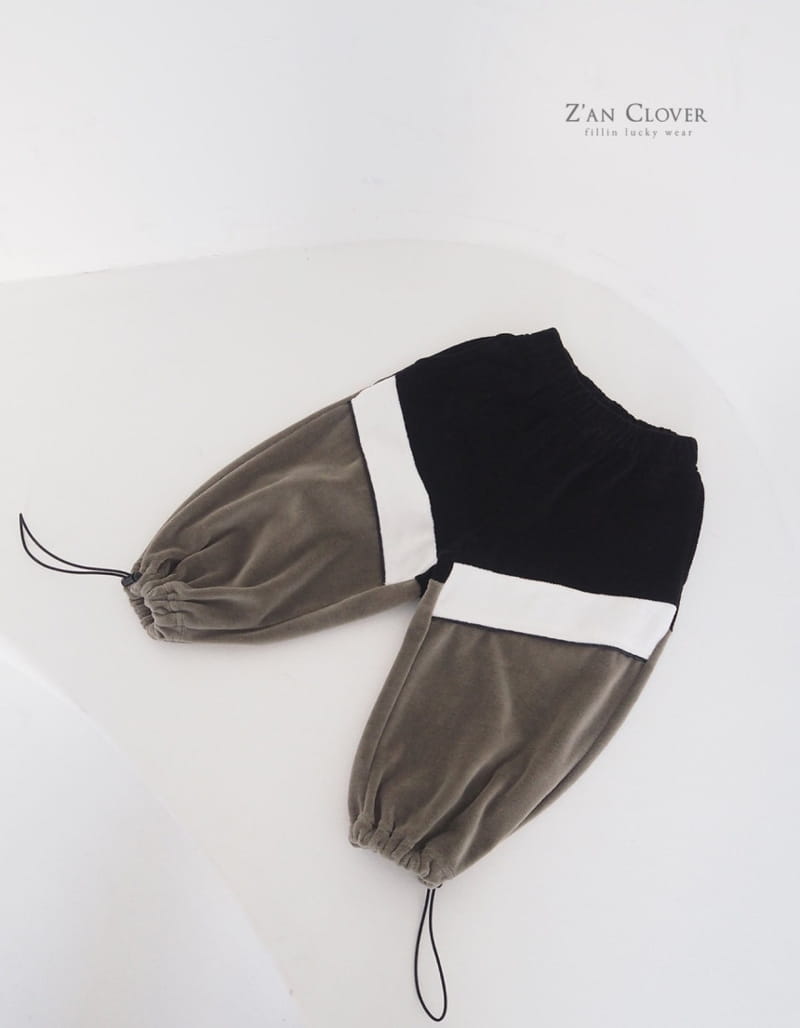 Zan Clover - Korean Children Fashion - #kidzfashiontrend - Color Veloure Pants - 6