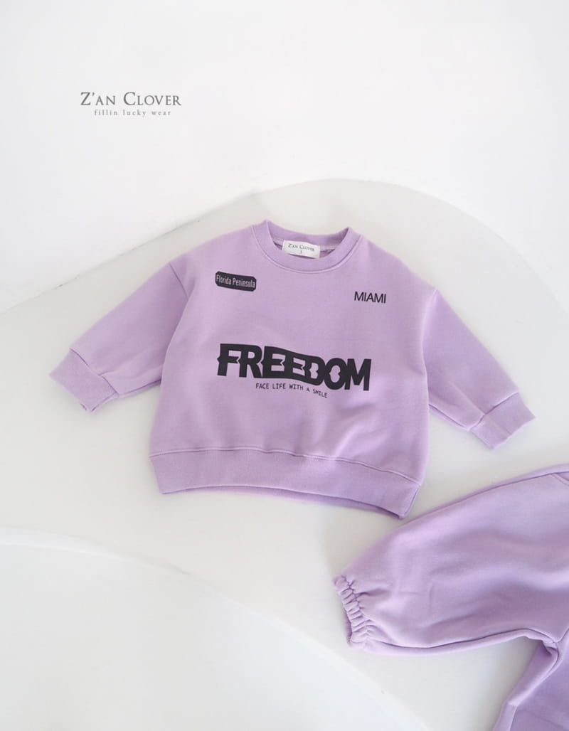 Zan Clover - Korean Children Fashion - #prettylittlegirls - Freedom Top Bottom Set - 2