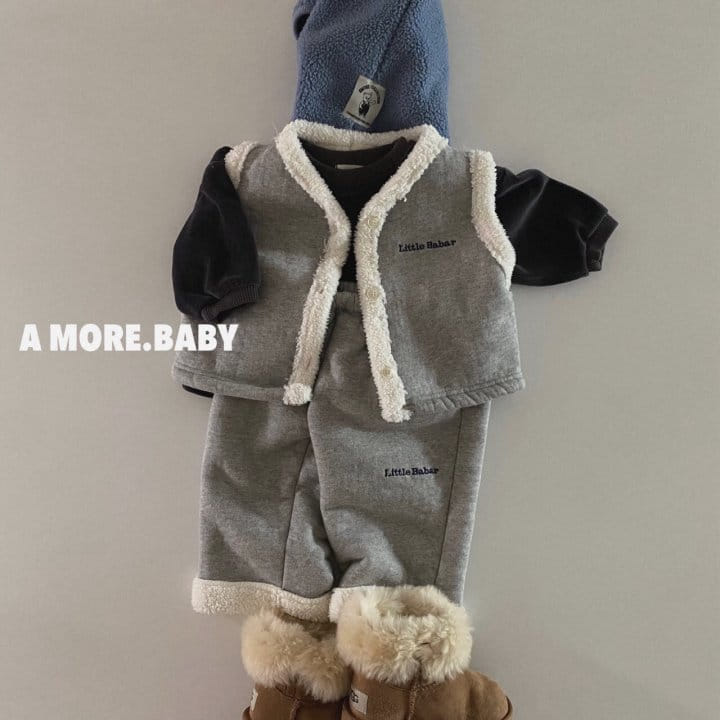 A More - Korean Baby Fashion - #babyboutiqueclothing - Tram Vest 
