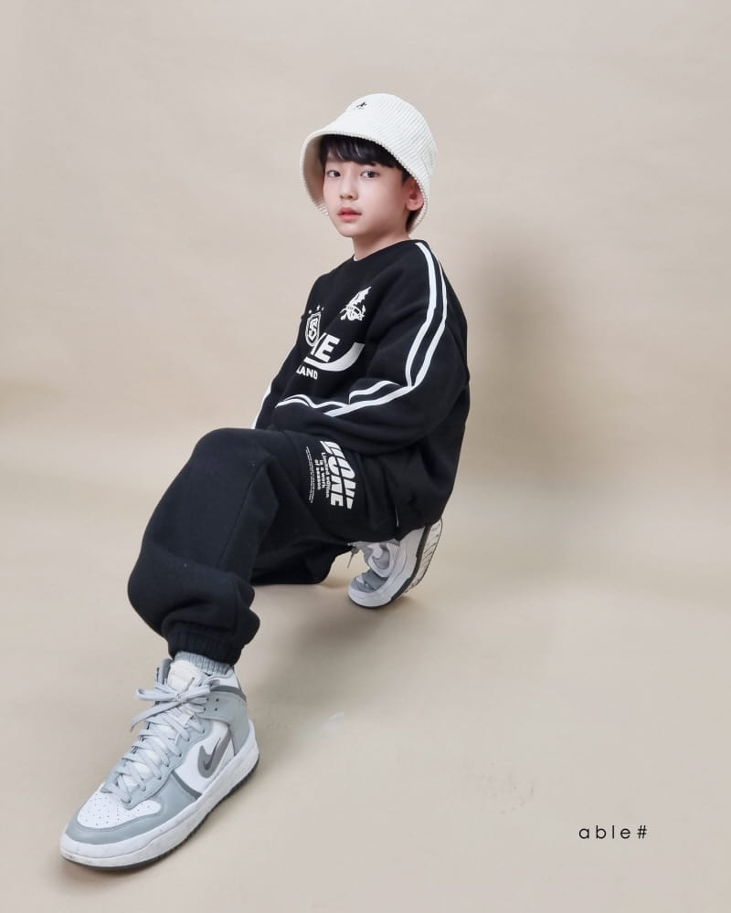 Able# - Korean Children Fashion - #Kfashion4kids - Dun Cargo Jogger Pants - 9