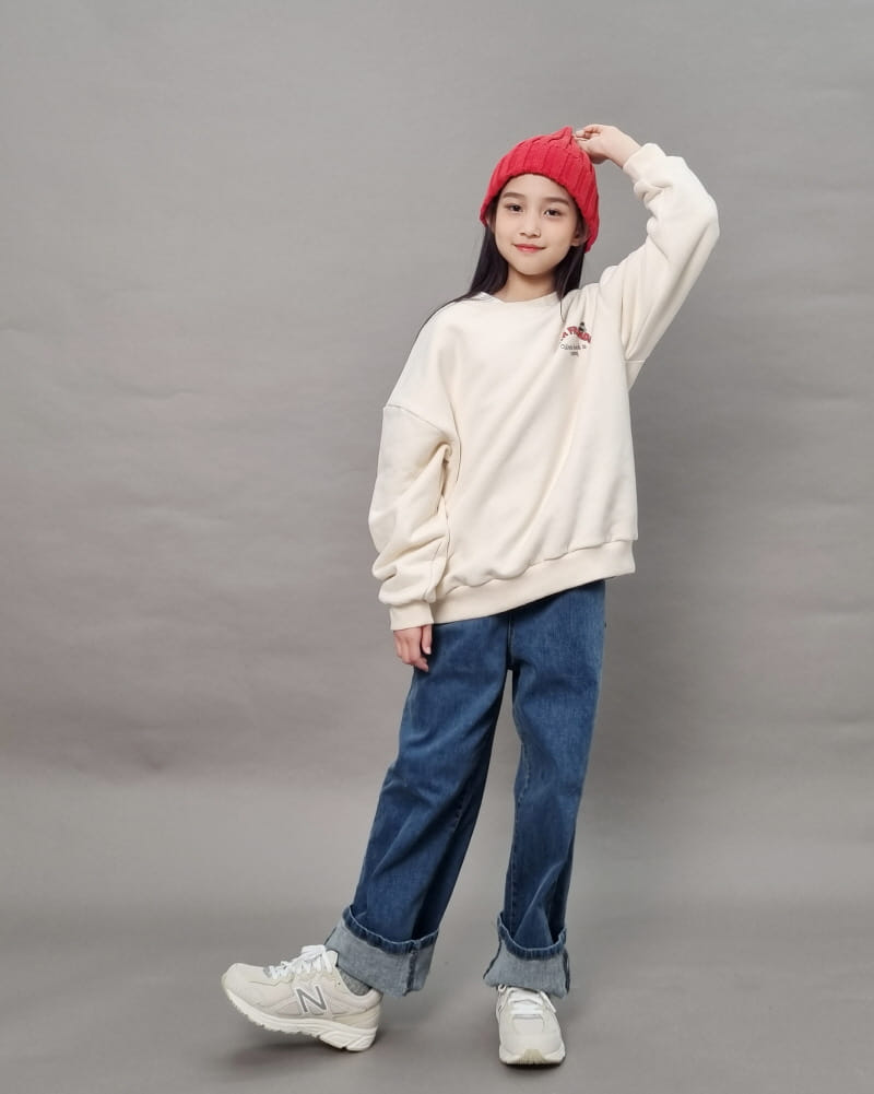 Able# - Korean Children Fashion - #Kfashion4kids - Daily Wide Jeans Pants - 3