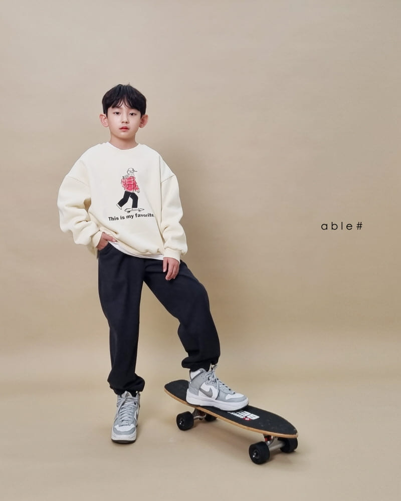 Able# - Korean Children Fashion - #discoveringself - Padding Boy Sweatshirt - 8