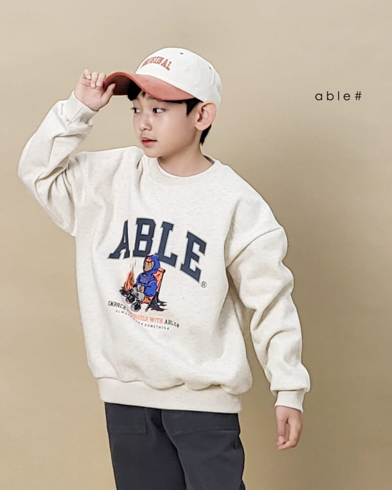 Able# - Korean Children Fashion - #fashionkids - Camping Bear Sweatshirt