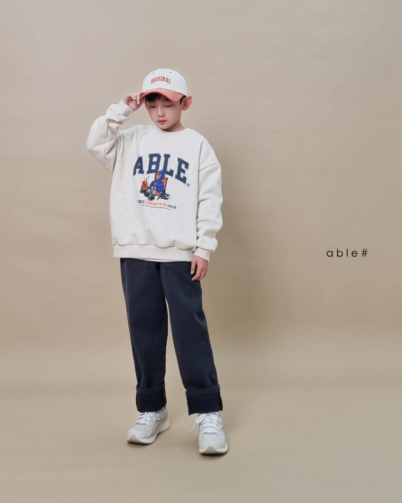 Able# - Korean Children Fashion - #kidsshorts - Camping Bear Sweatshirt - 2