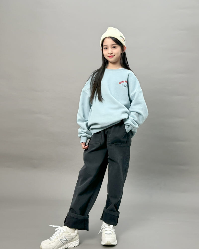 Able# - Korean Children Fashion - #littlefashionista - Fleece Patch C Pants - 7