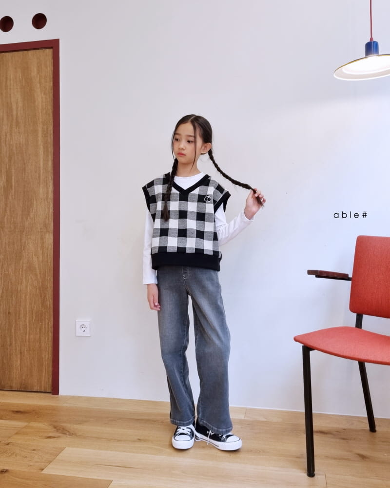 Able# - Korean Children Fashion - #magicofchildhood - Basic Tee - 6