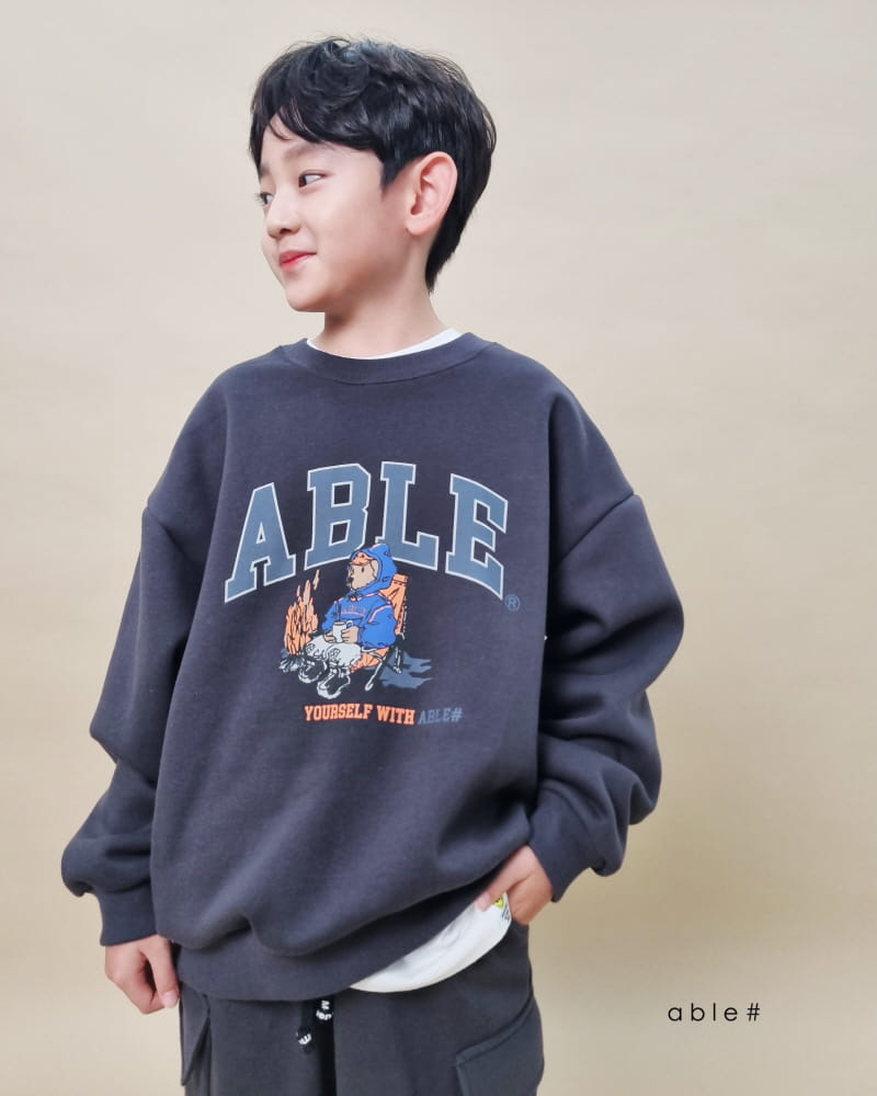 Able# - Korean Children Fashion - #minifashionista - Camping Bear Sweatshirt - 8