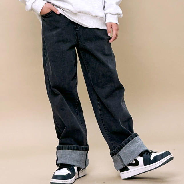 Able# - Korean Children Fashion - #toddlerclothing - Daily Wide Jeans Pants - 9