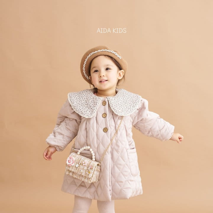 Aida - Korean Children Fashion - #Kfashion4kids - Paisley Dia Coat