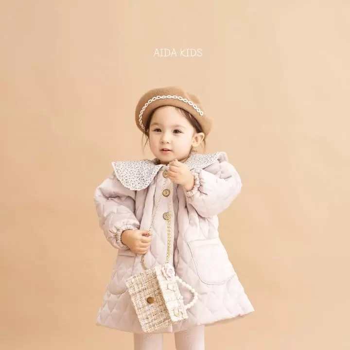 Aida - Korean Children Fashion - #prettylittlegirls - Paisley Dia Coat - 5