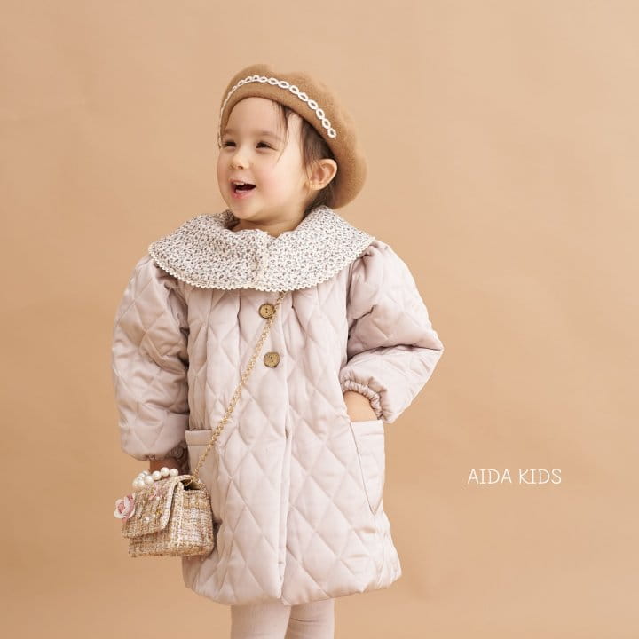 Aida - Korean Children Fashion - #stylishchildhood - Paisley Dia Coat - 8