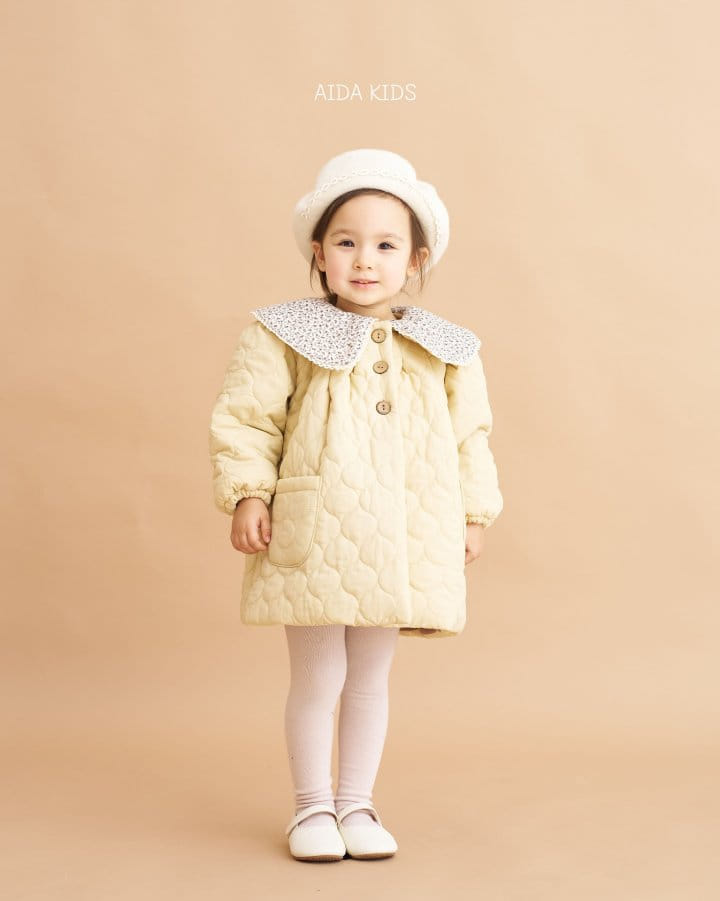 Aida - Korean Children Fashion - #todddlerfashion - Water Drop Quilted Coat - 5