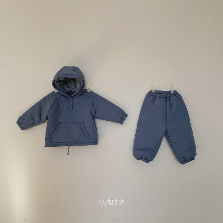 Aladin - Korean Children Fashion - #kidsshorts - Mod Blue Skiwear Top