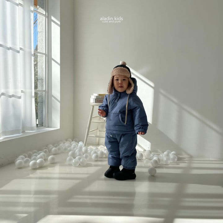 Aladin - Korean Children Fashion - #magicofchildhood - Mod Blue Skiwear Top - 6