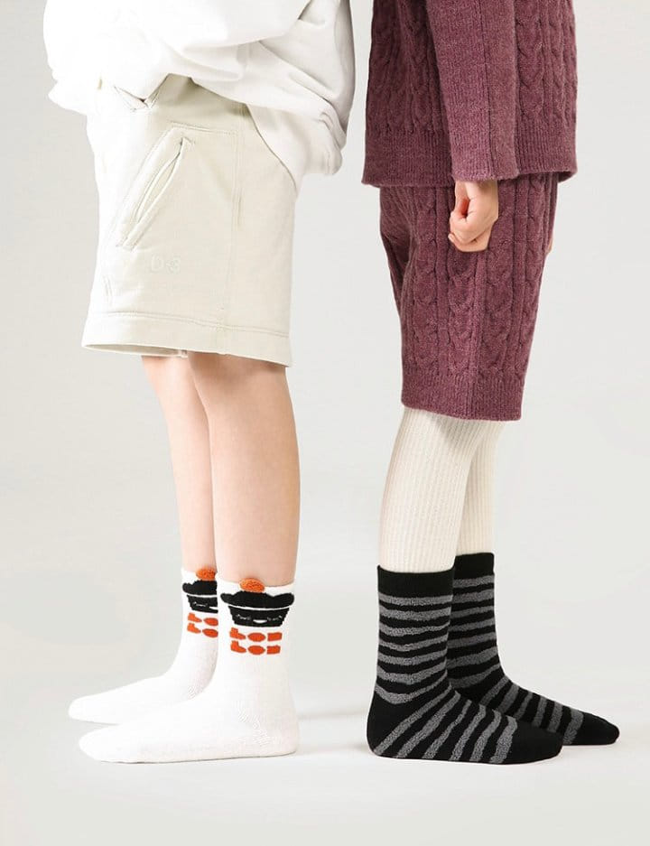Ante j - Korean Children Fashion - #kidsshorts - Fleece 571 BonBon Socks - 8