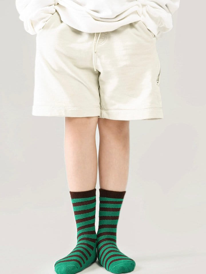 Ante j - Korean Children Fashion - #littlefashionista - Fleece 574 Base Socks - 9