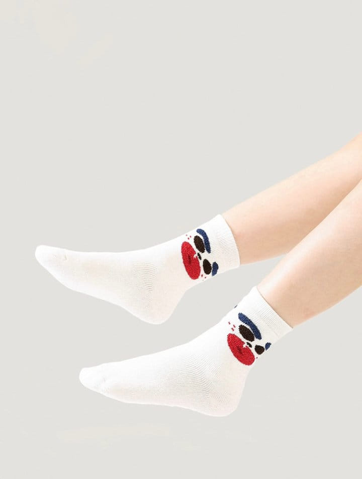 Ante j - Korean Children Fashion - #magicofchildhood - Fleece 575 Nice Bear Socks - 9