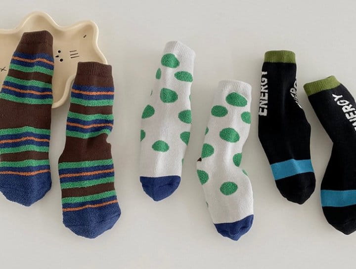 Ante j - Korean Children Fashion - #toddlerclothing - Fleece 570 Energy Socks - 2