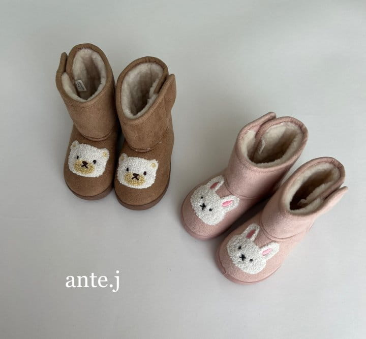 Ante.j - Korean Baby Fashion - #babyfever - Bboggle Bear And Rabbit Boots - 2